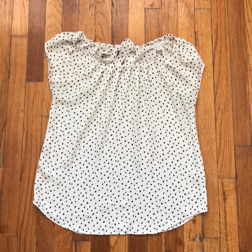 Lauren Conrad polkadot blouse